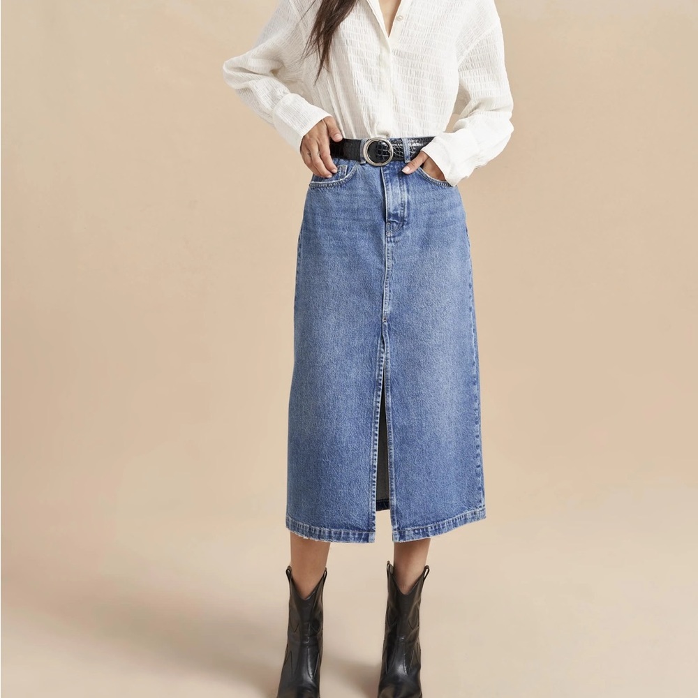La Ligne | Kate Denim Skirt | Size 25